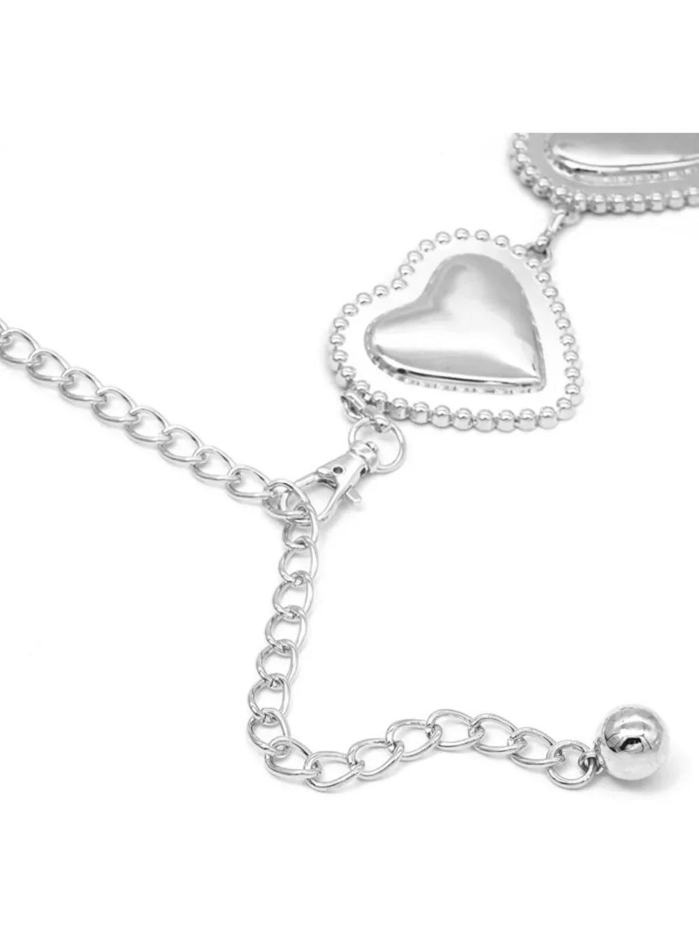 Stylish Metal Waist Chain Belt - Gold & Silver Chunky Accessory for Dresses